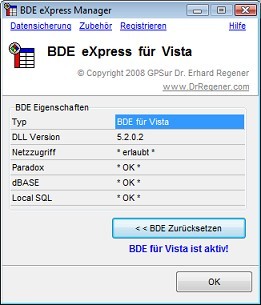 borland database engine windows 7